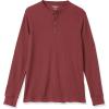 imageAmazon Essentials Henley Long Sleeve Shirts for Men RegularFit WaffleBurgundy