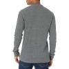 imageAmazon Essentials Henley Long Sleeve Shirts for Men RegularFit WaffleCharcoal