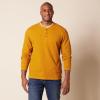 imageAmazon Essentials Henley Long Sleeve Shirts for Men RegularFit WaffleGold