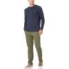 imageAmazon Essentials Henley Long Sleeve Shirts for Men RegularFit WaffleNavy