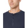 imageAmazon Essentials Henley Long Sleeve Shirts for Men RegularFit WaffleNavy