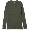 imageAmazon Essentials Henley Long Sleeve Shirts for Men RegularFit WaffleOlive Heather