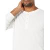 imageAmazon Essentials Henley Long Sleeve Shirts for Men RegularFit WaffleWhite