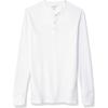 imageAmazon Essentials Henley Long Sleeve Shirts for Men RegularFit WaffleWhite