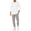 imageAmazon Essentials Henley Long Sleeve Shirts for Men RegularFit WaffleWhite