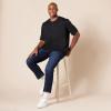 imageAmazon Essentials Henley Shirts for Men Short Sleeve QuickDry Jersey RegularFit 2PackBlack