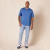 imageAmazon Essentials Henley Shirts for Men Short Sleeve QuickDry Jersey RegularFit 2PackBlueWhite