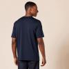 imageAmazon Essentials Henley Shirts for Men Short Sleeve QuickDry Jersey RegularFit 2PackDark NavyWhite