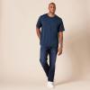 imageAmazon Essentials Henley Shirts for Men Short Sleeve QuickDry Jersey RegularFit 2PackDark NavyWhite