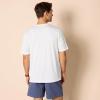 imageAmazon Essentials Henley Shirts for Men Short Sleeve QuickDry Jersey RegularFit 2PackWhite
