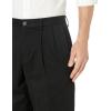 imageAmazon Essentials Mens ClassicFit WrinkleResistant Pleated Chino Pant Available in Big ampamp TallBlack