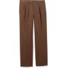 imageAmazon Essentials Mens ClassicFit WrinkleResistant Pleated Chino Pant Available in Big ampamp TallBrown