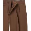 imageAmazon Essentials Mens ClassicFit WrinkleResistant Pleated Chino Pant Available in Big ampamp TallBrown