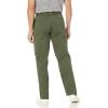 imageAmazon Essentials Mens ClassicFit WrinkleResistant Pleated Chino Pant Available in Big ampamp TallDark Olive