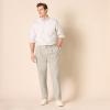 imageAmazon Essentials Mens ClassicFit WrinkleResistant Pleated Chino Pant Available in Big ampamp TallSlate Grey