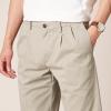 imageAmazon Essentials Mens ClassicFit WrinkleResistant Pleated Chino Pant Available in Big ampamp TallSlate Grey