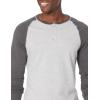imageAmazon Essentials Mens SlimFit LongSleeve Henley ShirtCharcoal Heather Light Grey Heather