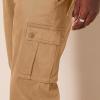 imageAmazon Essentials Mens StraightFit Stretch Cargo Pant Available in Big ampamp TallDark Khaki Brown