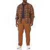 imageAmazon Essentials Mens StraightFit Stretch Cargo Pant Available in Big ampamp TallLight Brown