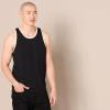 imageAmazon Essentials SlimFit Mens Tank  Casual WearBlackWhite