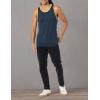 imageAmazon Essentials SlimFit Mens Tank  Casual WearNavyYellow