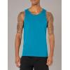 imageAmazon Essentials SlimFit Mens Tank  Casual WearTeal Blue