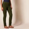 imageAmazon Essentials Womens BiStretch Full Length Straight Leg PantBlack Olive Animal Print