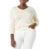 imageAmazon Essentials Womens ClassicFit Lightweight LongSleeve VNeck Sweater Available in Plus SizePale Peach