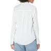 imageAmazon Essentials Womens ClassicFit Satin Button Down Blouse Available in Plus SizeEggshell