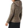 imageAmazon Essentials Womens Lightweight LongSleeve FullZip WaterResistant Packable Hooded Puffer JacketCamel Cheetah