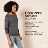 imageAmazon Essentials Womens LongSleeve Lightweight Crewneck Sweater Available in Plus SizePale Peach