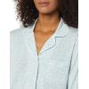 imageAmazon Essentials Womens Piped Nightshirt Available in Plus SizeBlue Pink Leopard