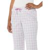 imageAmazon Essentials Womens Poplin Sleep PantBlue Dusty Purple Gingham