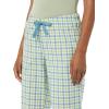 imageAmazon Essentials Womens Poplin Sleep PantBlue Sage Green Gingham