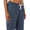 imageAmazon Essentials Womens Poplin Sleep PantNavy Pink Dots