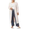 imageAmazon Essentials Womens Poplin Sleep PantNavy Pink Dots