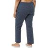 imageAmazon Essentials Womens Poplin Sleep PantNavy Pink Dots