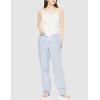 imageAmazon Essentials Womens Poplin Sleep PantPale Blue White Double Stripe