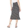 imageAmazon Essentials Womens PullOn Knit Midi Skirt Available in Plus SizeBlack White Abstract Animal