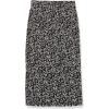 imageAmazon Essentials Womens PullOn Knit Midi Skirt Available in Plus SizeBlack White Abstract Animal