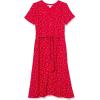 imageAmazon Essentials Womens ShortSleeve Midi Button Front Tie Dress