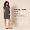 imageAmazon Essentials Womens ShortSleeve Scoop Neck Swing Dress Available in Plus SizeNavy