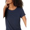 imageAmazon Essentials Womens ShortSleeve Scoop Neck Swing Dress Available in Plus SizeNavy