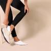 imageAmazon Essentials Womens Sneaker No Show Sock 4 PairsWhite