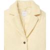 imageAmazon Essentials Womens Teddy Bear Fleece OversizedFit Lapel Jacket Previously Daily RitualButter Yellow