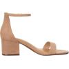 imageAmazon Essentials Womens Two Strap Heeled SandalTan