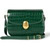 imageAmazon Essentials Flap BagDark Green Faux Crocodile