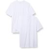 imageAmazon Essentials Henley Shirts for Men Short Sleeve QuickDry Jersey RegularFit 2PackWhite
