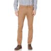 imageAmazon Essentials Slim Fit Khaki Pants for Men 5Pocket Stretch TwillDark Khaki Brown