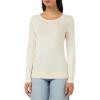 imageAmazon Essentials Womens LongSleeve Lightweight Crewneck Sweater Available in Plus SizePale Peach